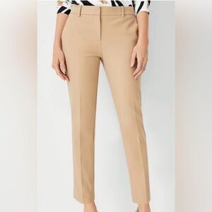 NWT Ann Taylor Original Cotton Ankle Pants in Teal (not tan) size 4